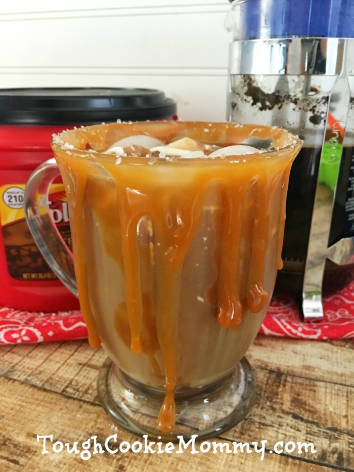 Salted Caramel Iced Coffee