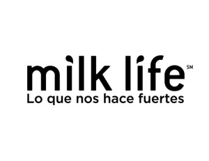 Milk-Life logo and tagline