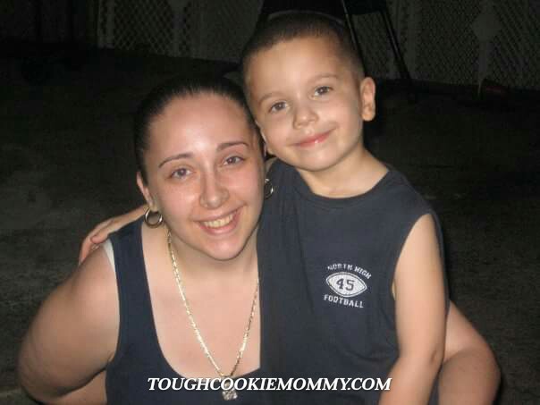 My sister and my son.
