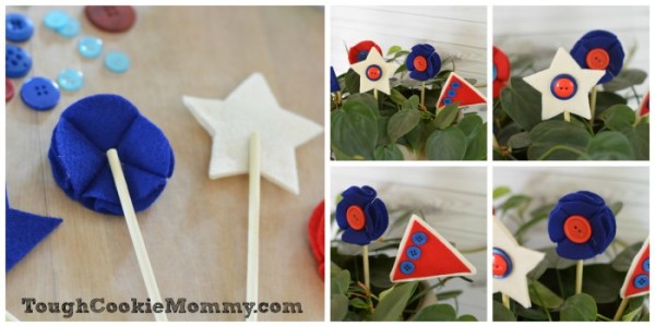 Memorial Day Patriotic Felt Craft - Tough Cookie Mommy