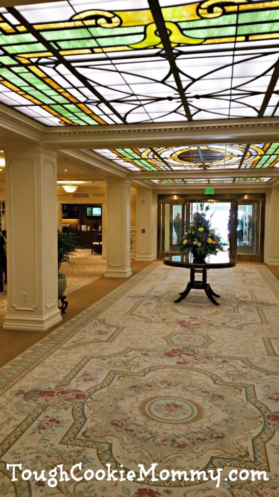 The lobby of The Hershey Hotel.