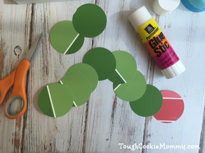 The Very Hungry Paint Chip Caterpillar Craft