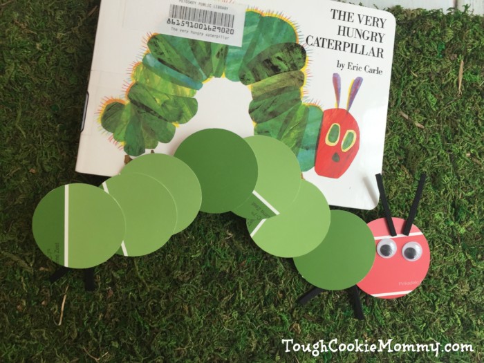 The Very Hungry Paint Chip Caterpillar Craft