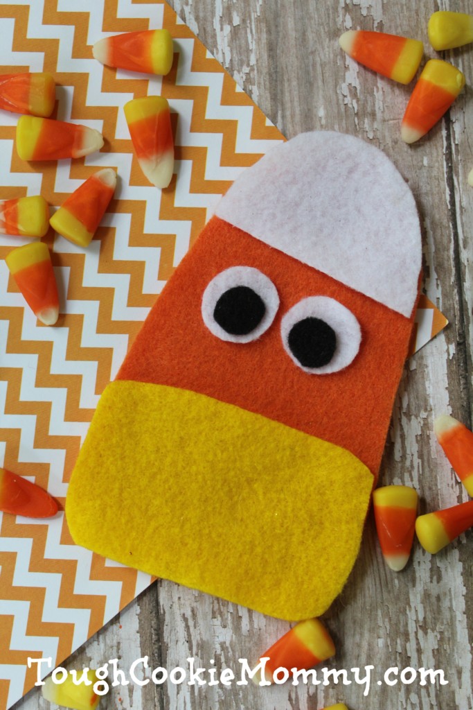 Felt Candy Corn Puppet Craft