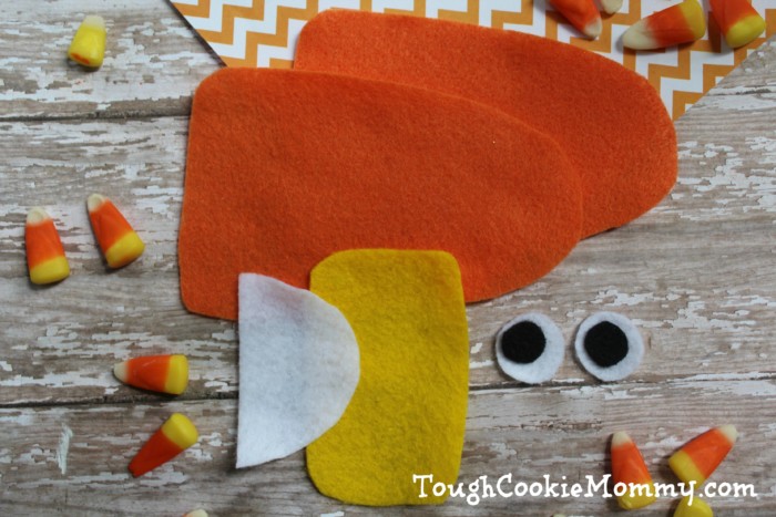 Felt Candy Corn Puppet Craft