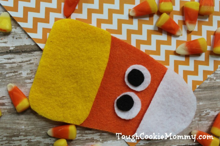 Felt Candy Corn Puppet Craft