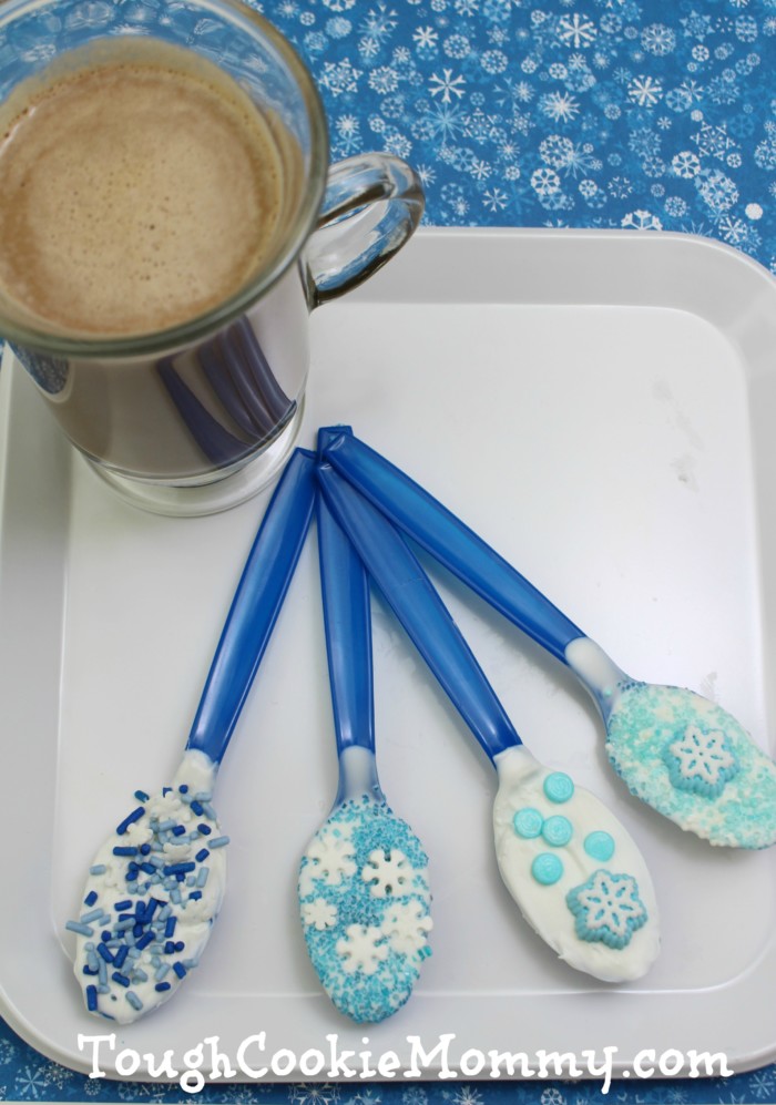 Frozen Hot Cocoa Spoons