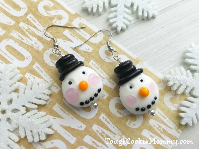 Snowman Earrings