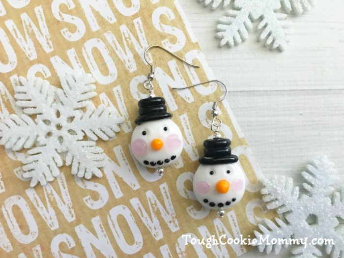 Snowman Earrings