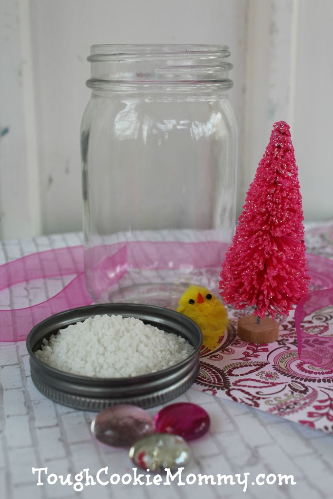 DIY Easy Spring Snow Globe