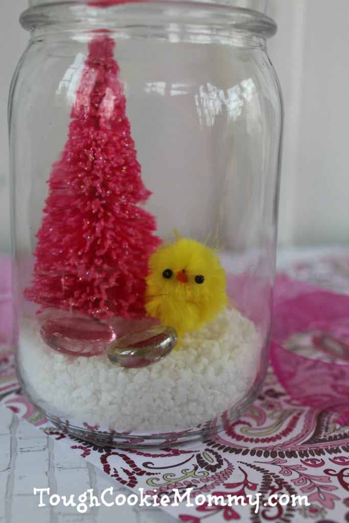 DIY Easy Spring Snow Globe