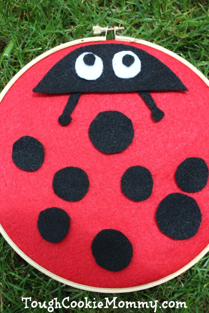 Felt Lady Bug Craft