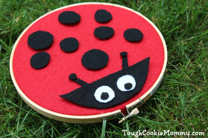 Felt Lady Bug Craft