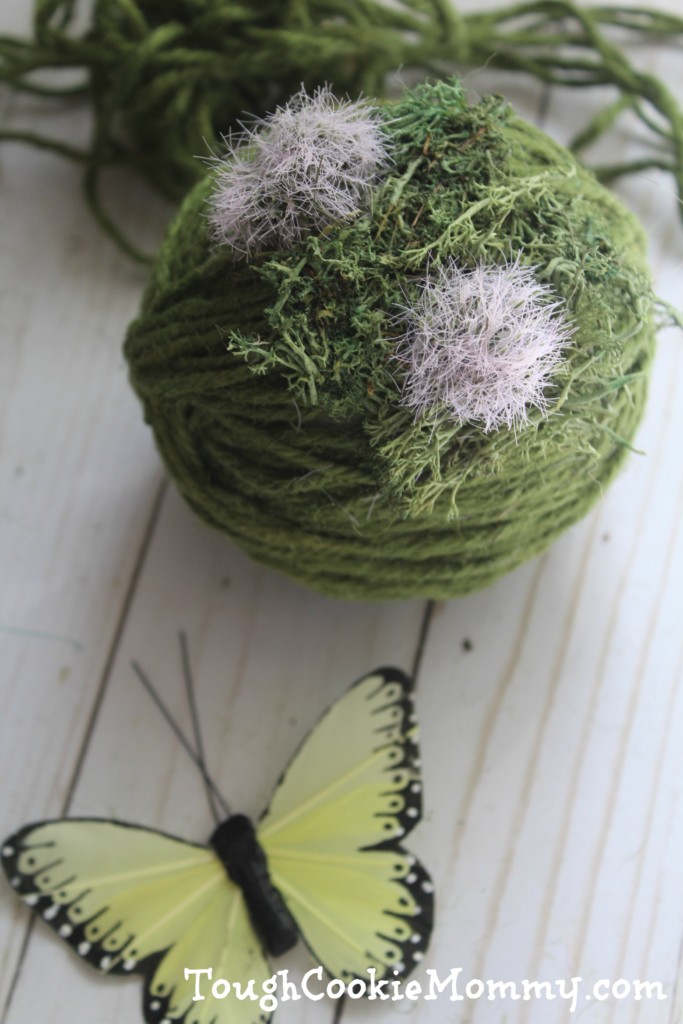 Moss And Butterfly Pomander Craft