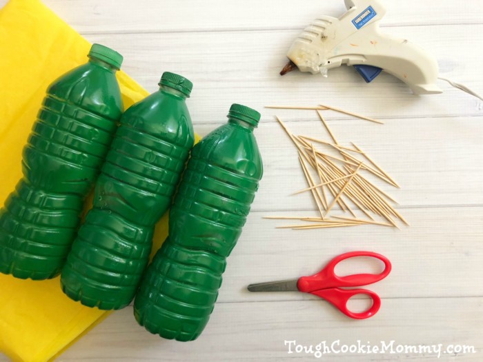 Upcycled Plastic Bottle Pumpkin Craft for Kids - About a Mom