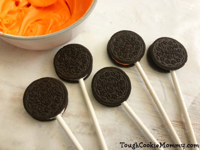 Basketball Cookie Pops