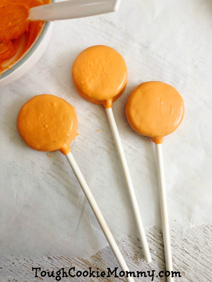 Basketball Cookie Pops